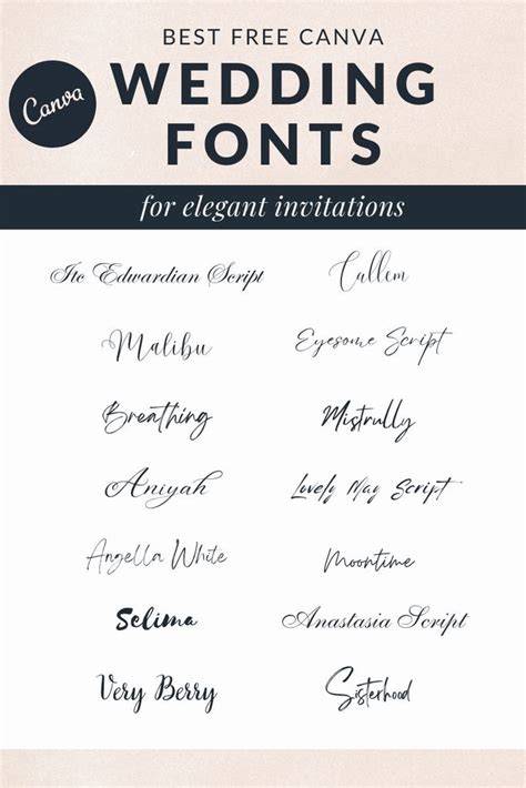 This Serif <b>font</b> contains upper/lower case letters, punctuation, and symbols. . Canva font combinations wedding